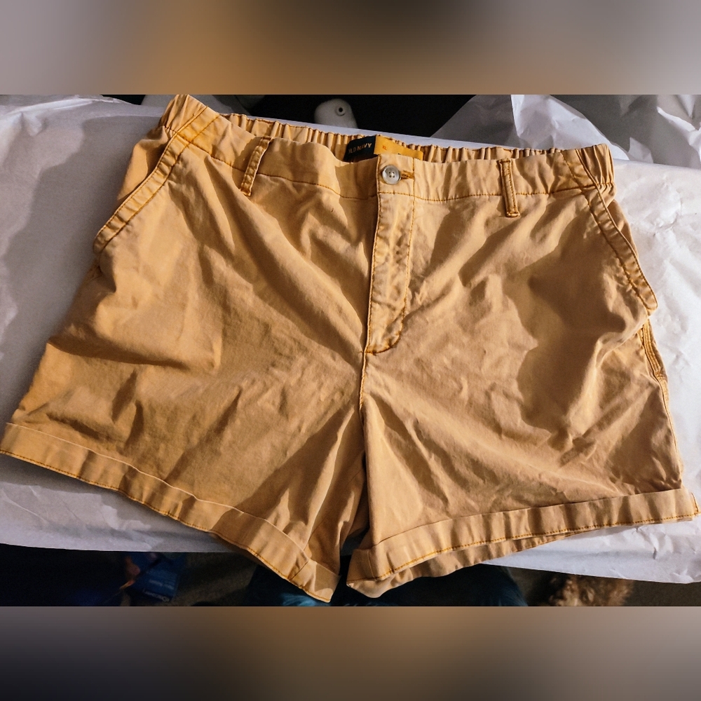 Old Navy Women's Yellow Casual Shorts